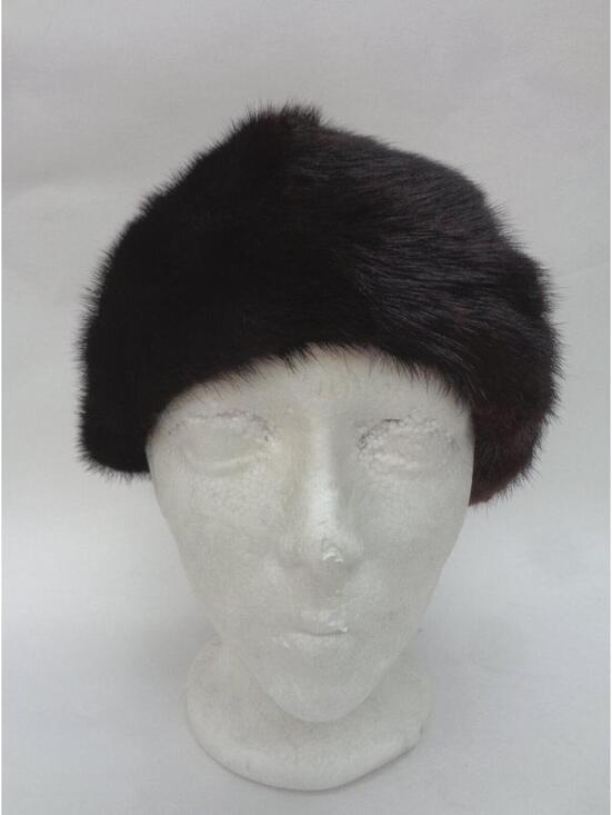 Other - Scrap Canadian Dark Ranch Mink Fur Hat Cap Women Woman
